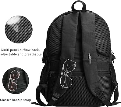 ラディカルフィットネス黒リュックサック　リストバンド３個おまけ！男女兼用！ THRASHER リュックサック メンズ レディース 2層 大容量 35L PC